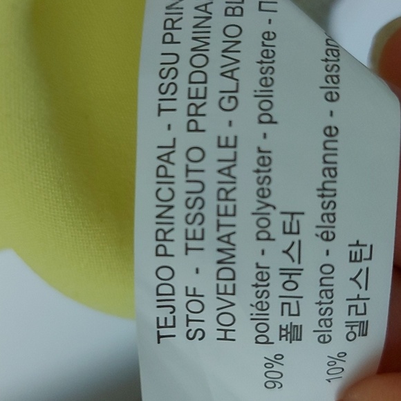 Zara Basic Yellow Dress/ Sz XS/NWOT/ Oversized - Picture 8 of 8